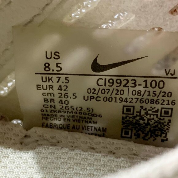 Nike Air Zoom Tempo NEXT% Flyknit White Pink Blue Men’s Running Shoes Size 8.5 - Picture 13 of 13